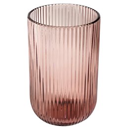 Drinking glass Rigano, darkrose, H13 D8cm 350ml