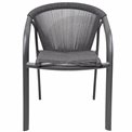 Armchair Lariu, grey, 80x61.5x56.6cm