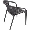 Armchair Lariu, grey, 80x61.5x56.6cm