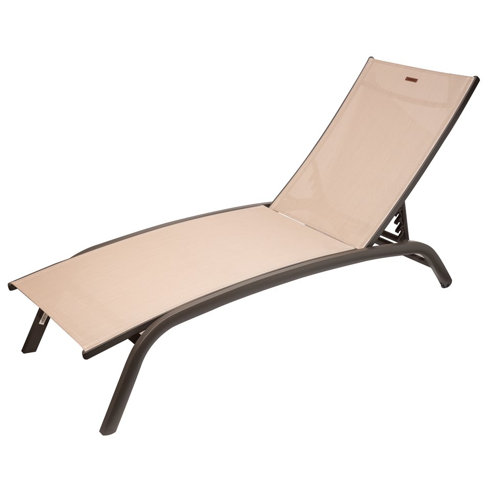 Lounge chair Labonao, aluminium, 171x64x84.5cm