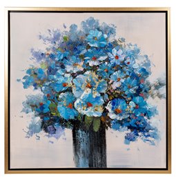 Picture Blue Bouquet, 80x80cm