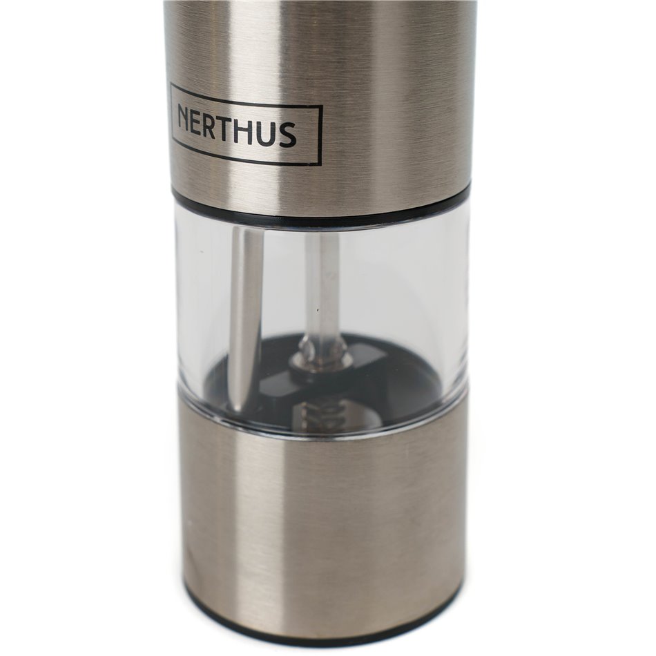 Electric pepper/salt mill, H22.5, D5cm