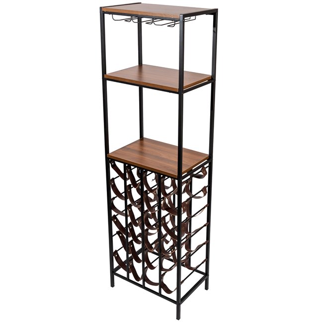 Wine rack Henks, 46.5x20x154cm