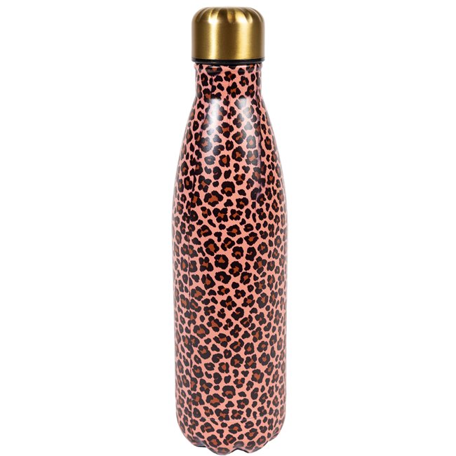 Water bottle Leopard, 500ml, H27  D6.5cm