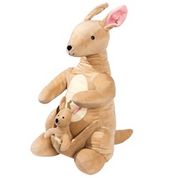 Soft toy Kangaroo, H63x45x36cm