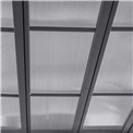 Pergola Labelize 3.8x3m, graphite/grey color, H226x300x380cm