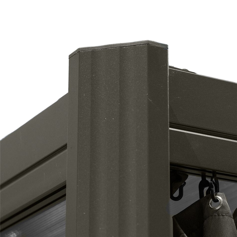 Pergola Labelize 3.8x3m, graphite/grey color, H226x300x380cm