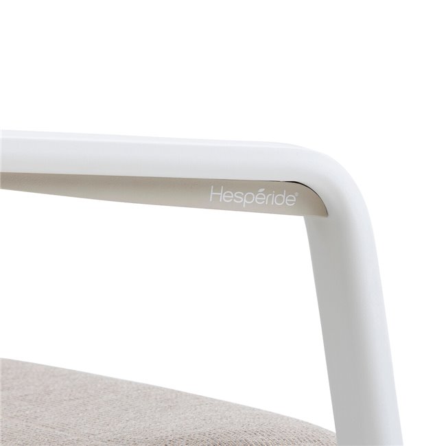 Стул Ladiese, серо-коричневый цвет, с подлокотниками, H95x67x57.5см