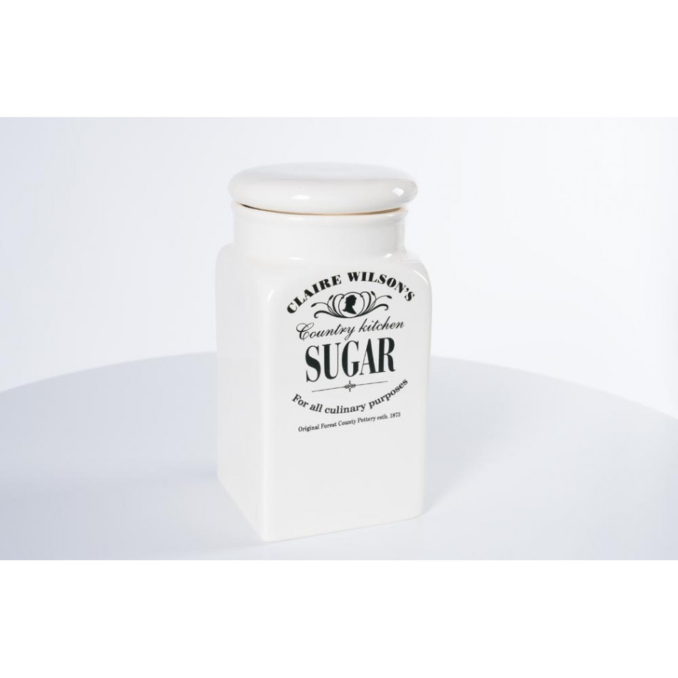 Storage jar Sugar, H20x10x10cm