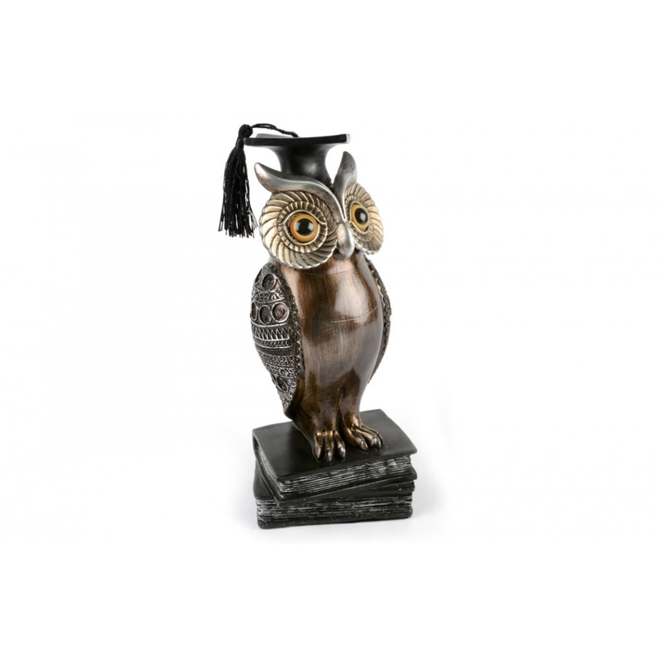 Decorative figure Owl, 12x11x28.5cm