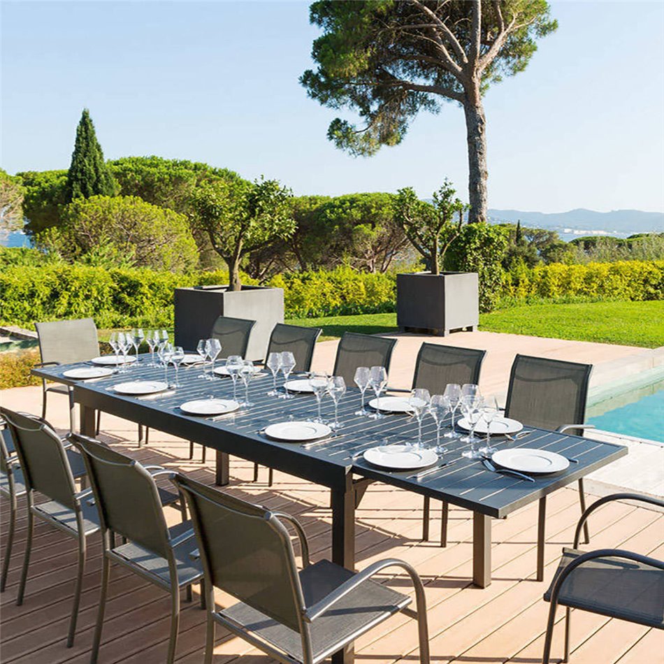 Стул Lapiazza, цвет антрацита/графита, H88x65x56см