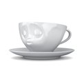 Coffe cup with saucer Kissing, 200ml D15cm H8cm