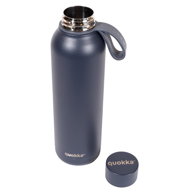 Water bottle Slate with strap, 630ml, H25 D7cm