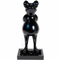 Deco figurine Frog, black, 68x32x30cm