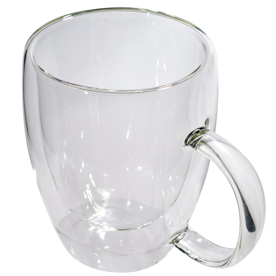 Mug Paroi with infuser, glass, 13.3x11.5x9.3cm, 300ml