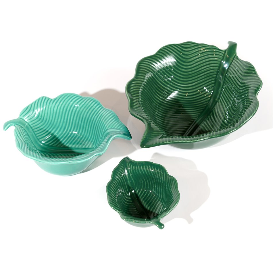 Porcelain serving bowl Madagascar, set of 3psc.