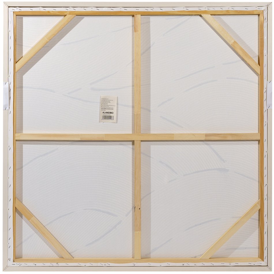 Canvas wall art Shoal of Fish, H100x100x6cm