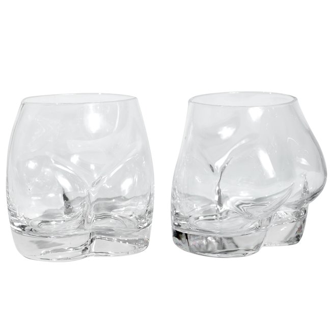 Cтакан Bottoms Up, комплект из 2 шт., 7x5x9cm, 250ml