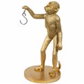 Monkey banana holder, gold, H40x20x20cm