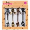 Coffee spoons Kitty set of 4, H11.5x3.5x1cm