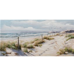 Acryl painting Sea view, 120x60cm
