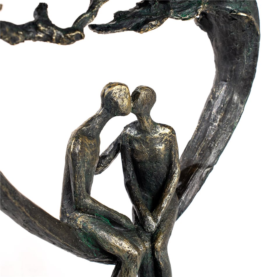 Deco figurine  Heart Kiss under Tree, 30x26.5x8.5cm