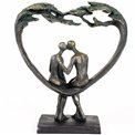 Deco figurine  Heart Kiss under Tree, 30x26.5x8.5cm