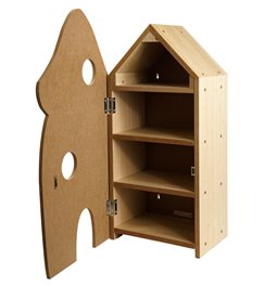 Wooden house Mushroom, H60x33x19cm