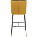 Барный стул Irina, желтого цвета, H106x52x46.5cm, высота сиденья 76cm