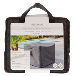 Chair cover Hambo S, black/white, H100x75x75cm