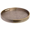 Decorative tray round Furci L, H4 D40cm