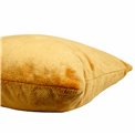 Decorative pillowcase Sorriso, gold color, 45x45cm