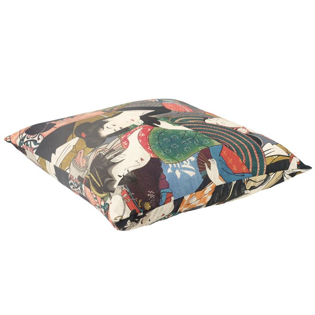 Decorative pillowcase Geisha Loneta 1, 45x45cm