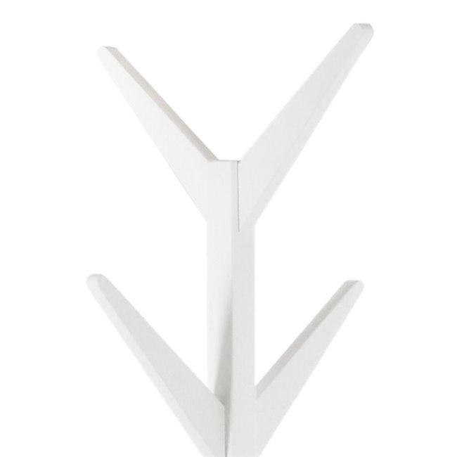 Coat hanger Arscot, white color, H178x42x42cm