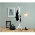 Coat hanger Arscot, white color, H178x42x42cm