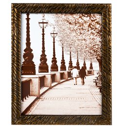 Фоторамка Patti, коричневый/золотой цвет, 20x25cm