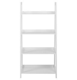 Bookcase Awally, white, 63x40x130cm