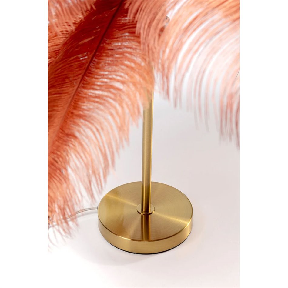 Настольная лампа Feather Palm, ржаво-красный, H60см, E27 35W(MAX)
