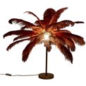 Настольная лампа Feather Palm, ржаво-красный, H60см, E27 35W(MAX)