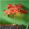 Настольная лампа Feather Palm, ржаво-красный, H60см, E27 35W(MAX)