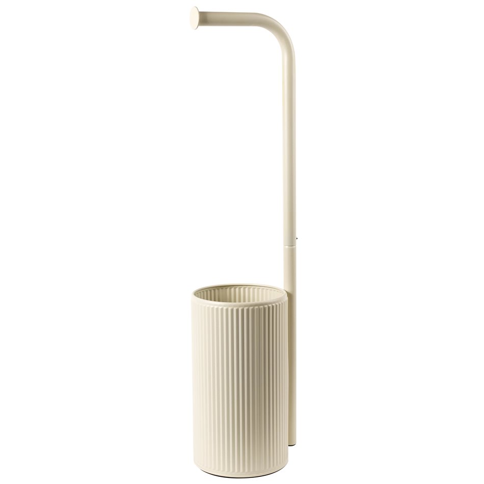 Toilet paper holder Lin Onyx, beige color, D13,5xH64,7cm