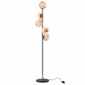 Floor lamp Rade 5, blue/chrom, H170x D30cm, E14x5 40W(MAX)
