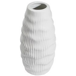 Vase Gavardo white I, (shiny glazed white), 13.5x35.6cm