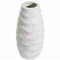 Vase Gavardo white I, (shiny glazed white), 13.5x35.6cm