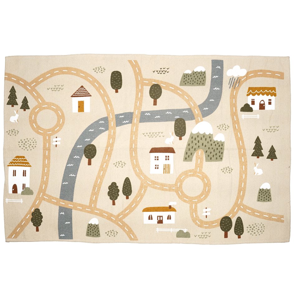 Carpet Road map, 100x150cm