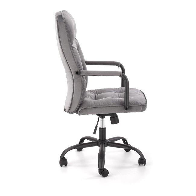 Office chair Holinn, grey, H102-110x54x57cm, seat H44-52cm