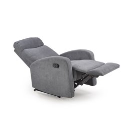 Recliner Holslo-1, dark grey, W95-158x100cm, H75cm, seat H49cm