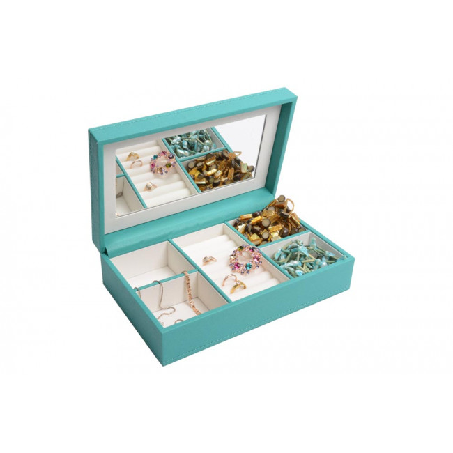 Jewellery box Zelda, blue, 26x16x7.5cm