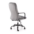 Office chair Holinn, grey, H102-110x54x57cm, seat H44-52cm
