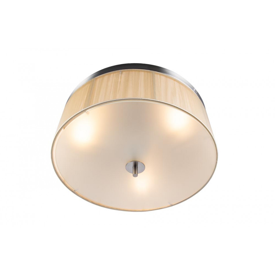Ceiling lamp ROMANA BASE 40, cream colour, E27 3x40W, H-20cm, D-40cm